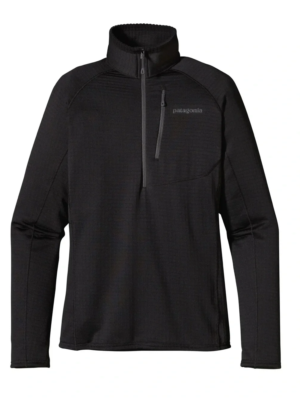 Patagonia Men’s Black R1 Quarter-Zip Pullover Medium